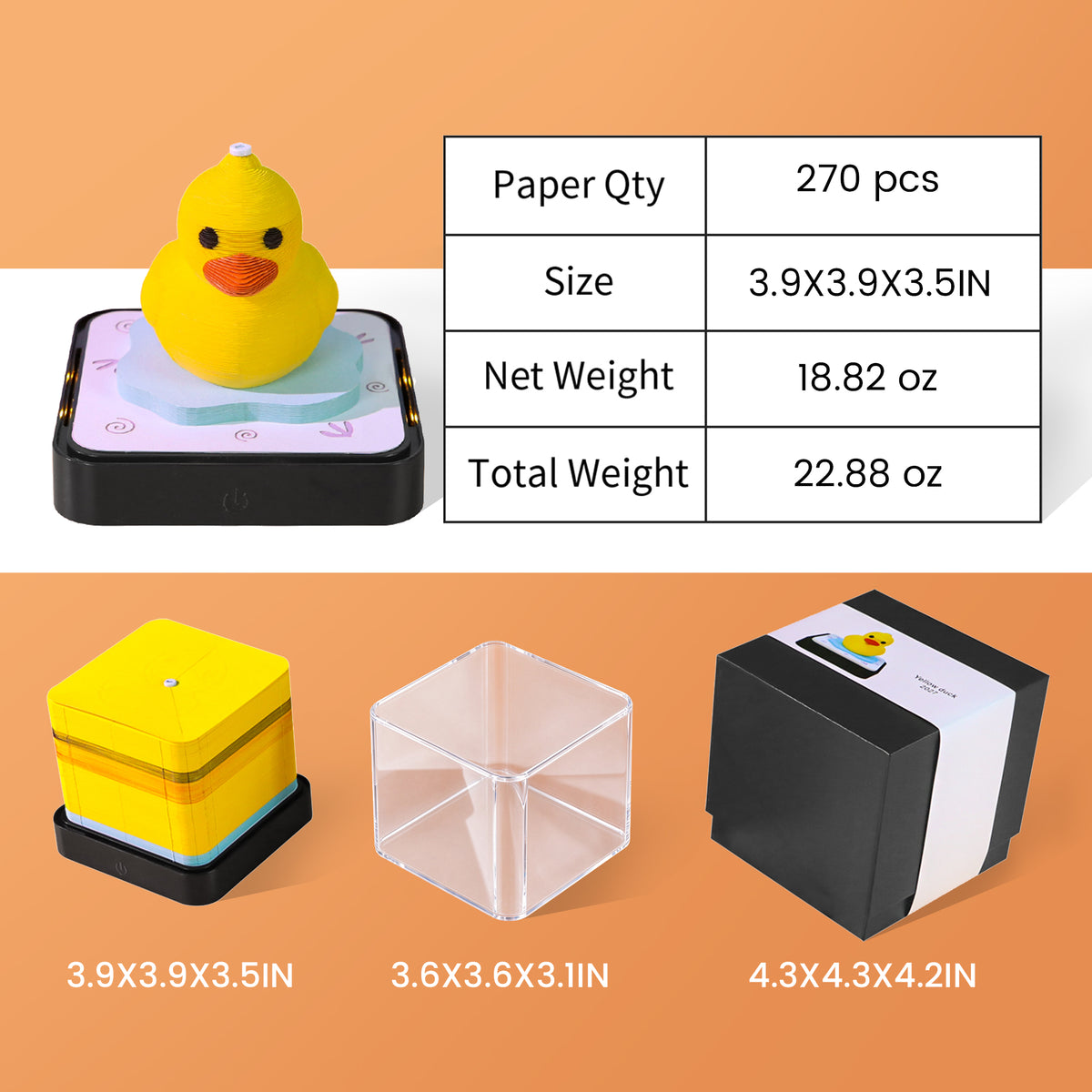 2027 Duck 3D Calendar