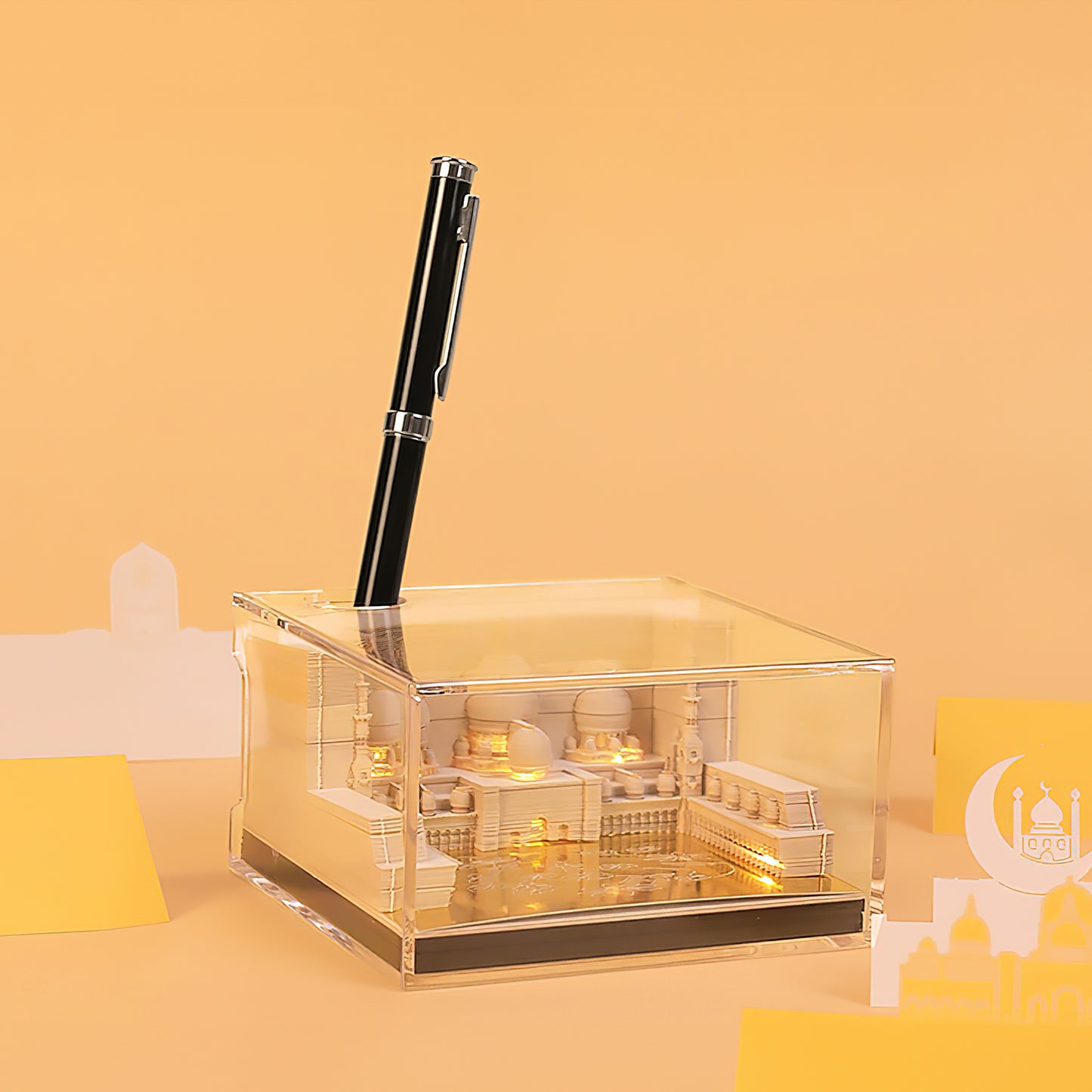 Mosque 3D Art Memo Pad