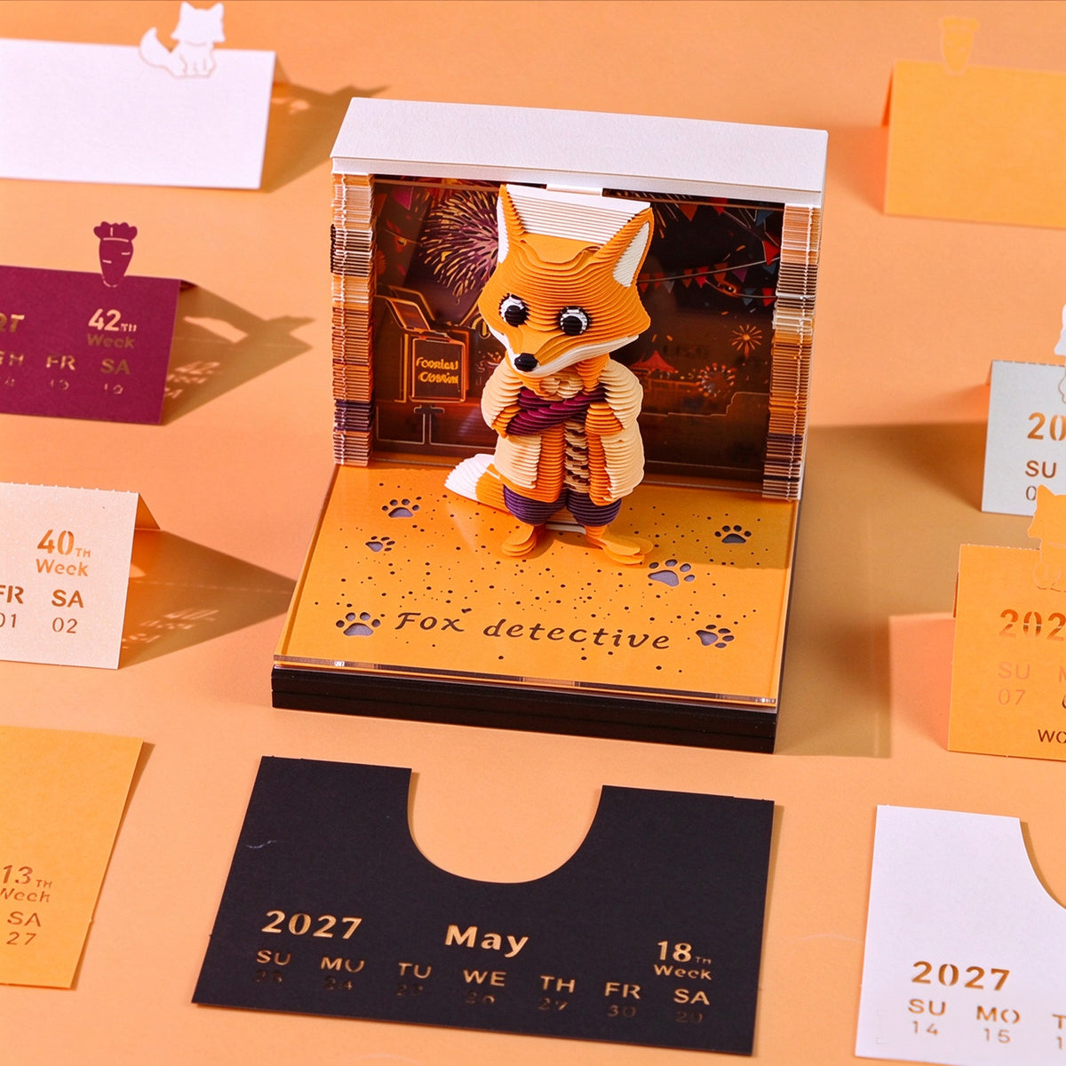 2027 Fox Detective Calendar