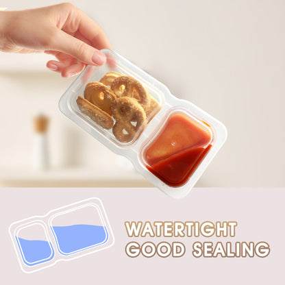9OZ Reusable Snack Containers with Lids 40 Sets