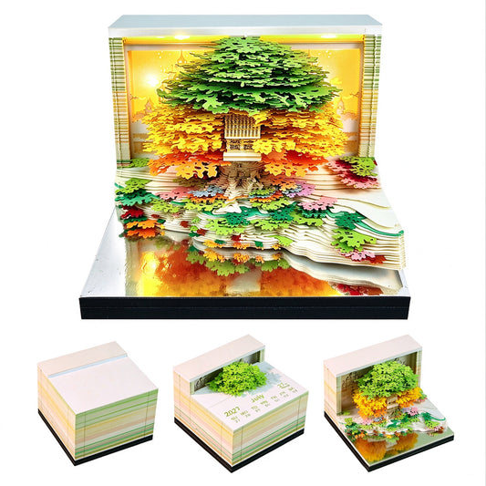 2027 Flower Sea and Tree Island Calendar