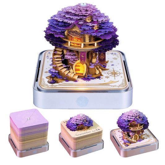 2027 Purple Treehouse Calendar