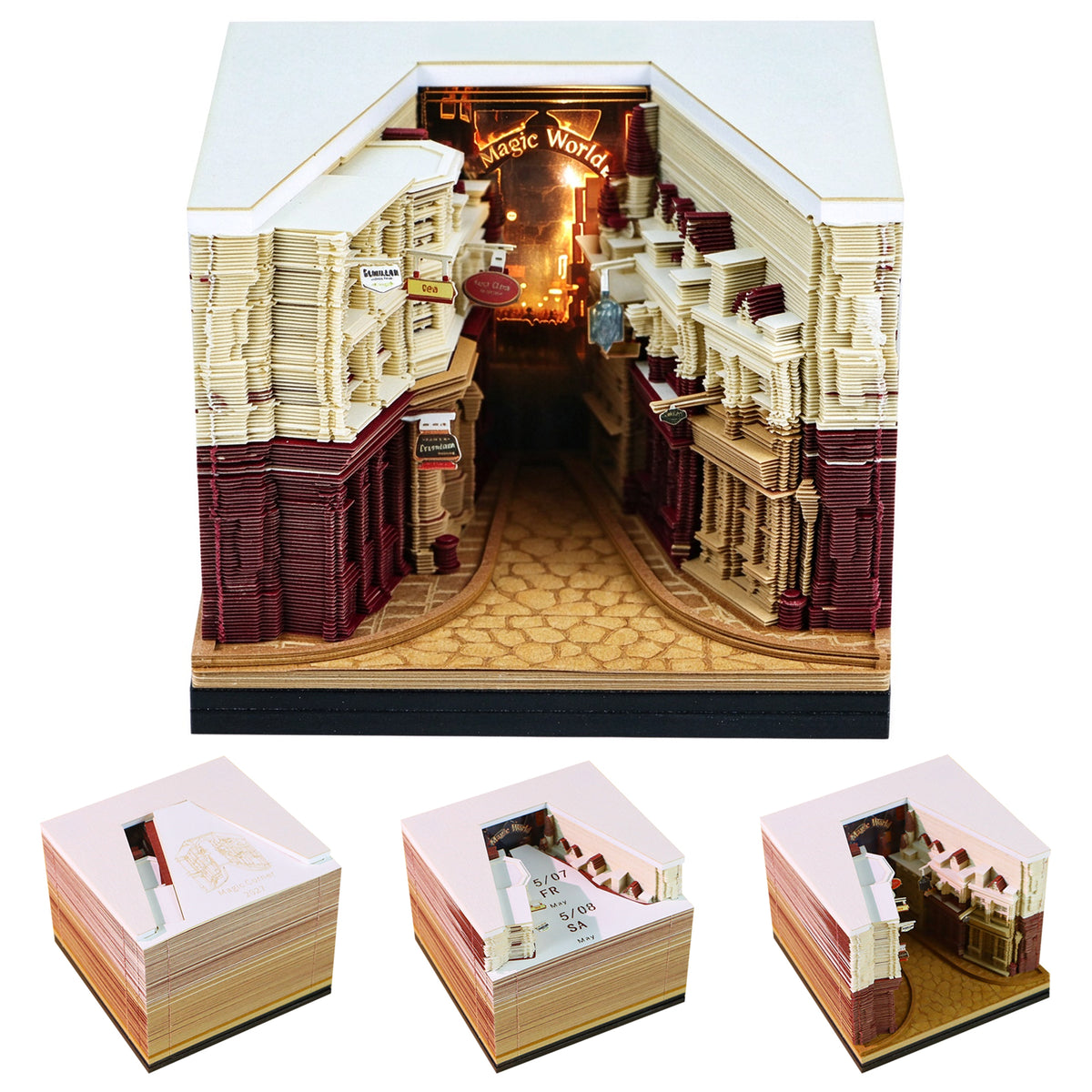 2027 Diagon Alley 3D Calendar