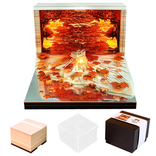 2027 Maple Leaf 3D Calendar