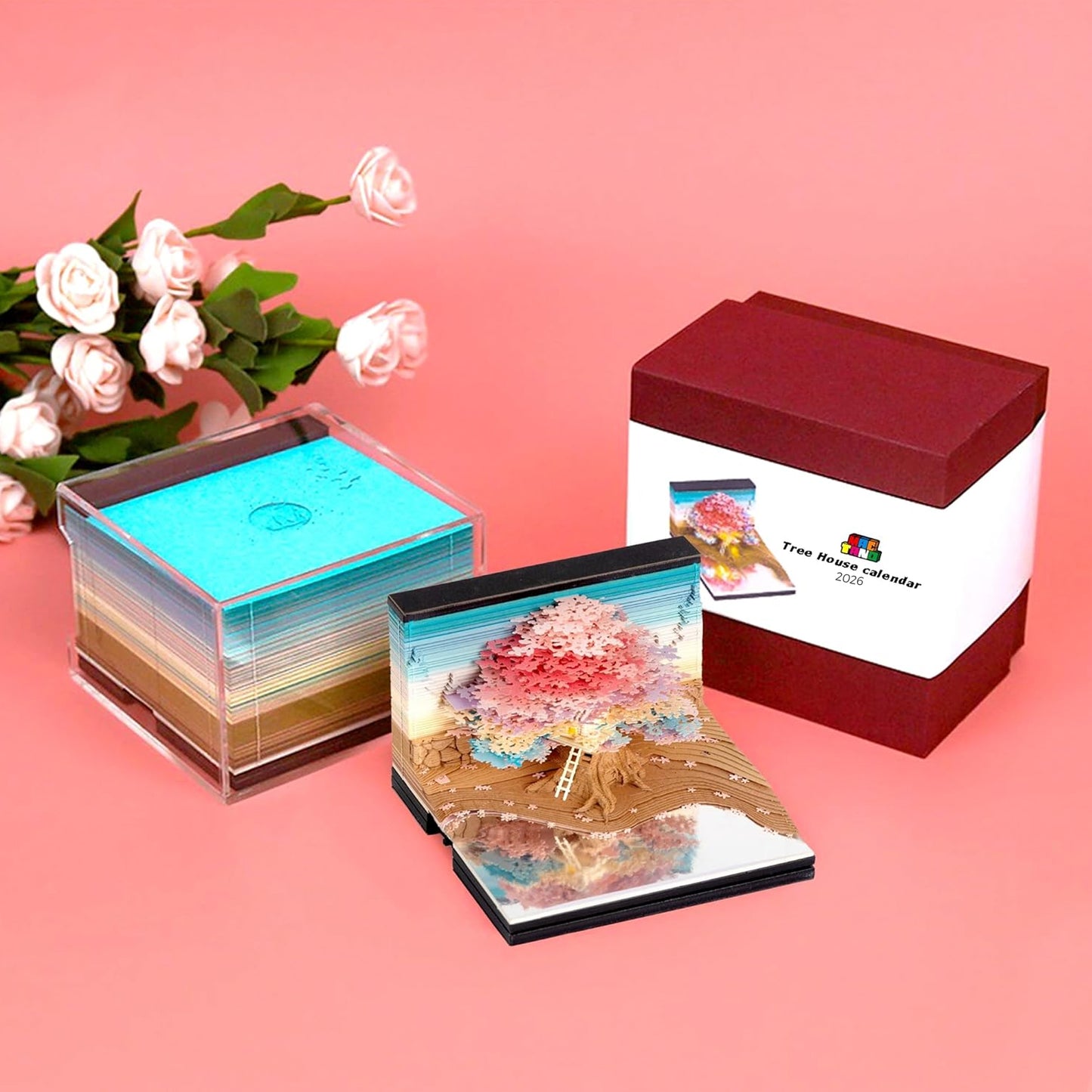 Treehouse 3D Art Memo Pad(Colourful) 2026
