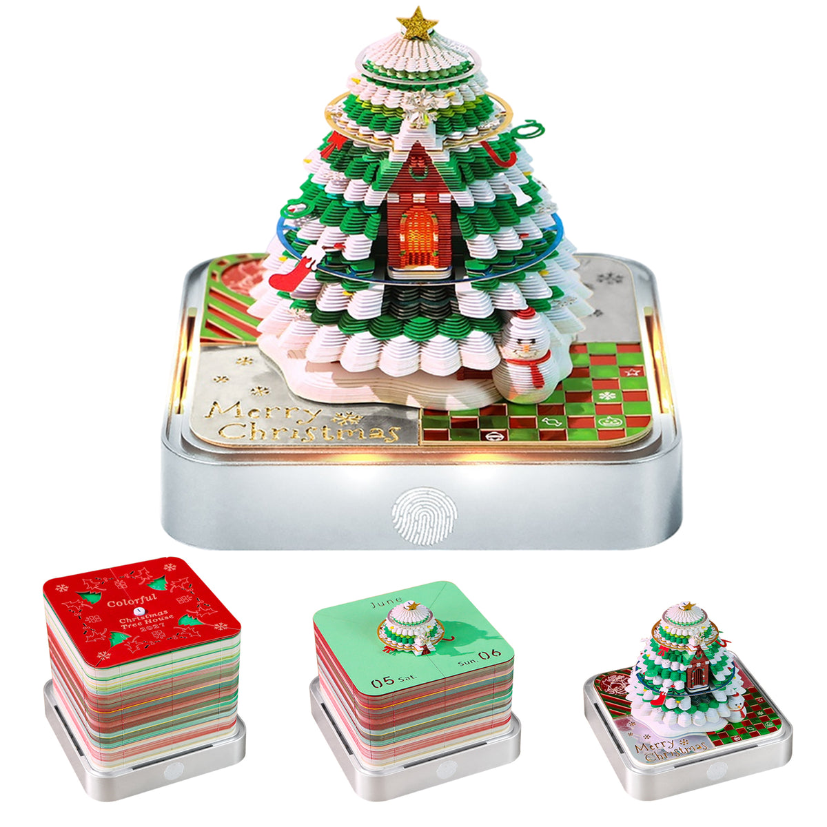 2027 Christmas Tree 3D Calendar