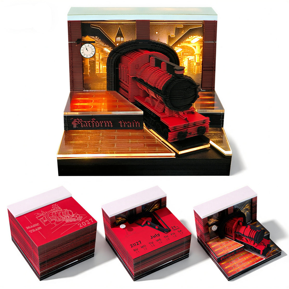 2027 Platform Magical Train Calendar