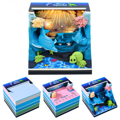 2027 Underwater World 3D Calendar