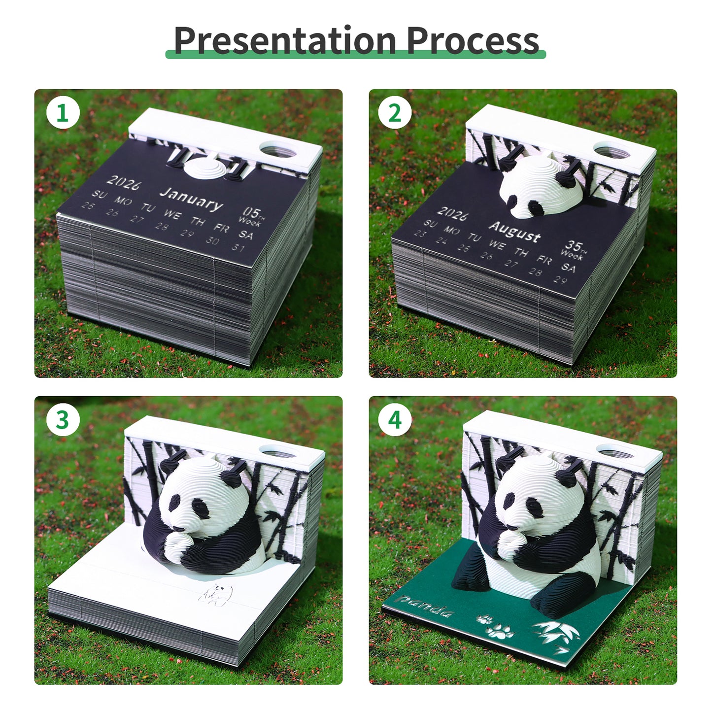 2026 Panda Weekly Calendar