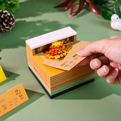 2027 Sycamore Tree 3D Calendar