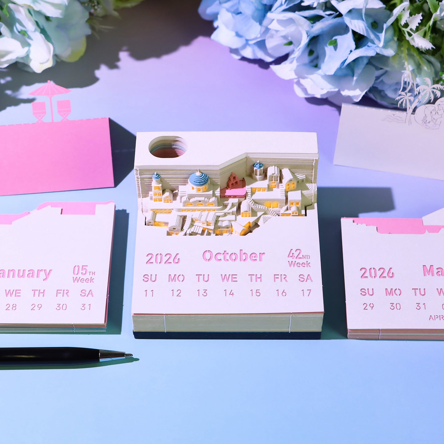 2026 Santorini Calendar