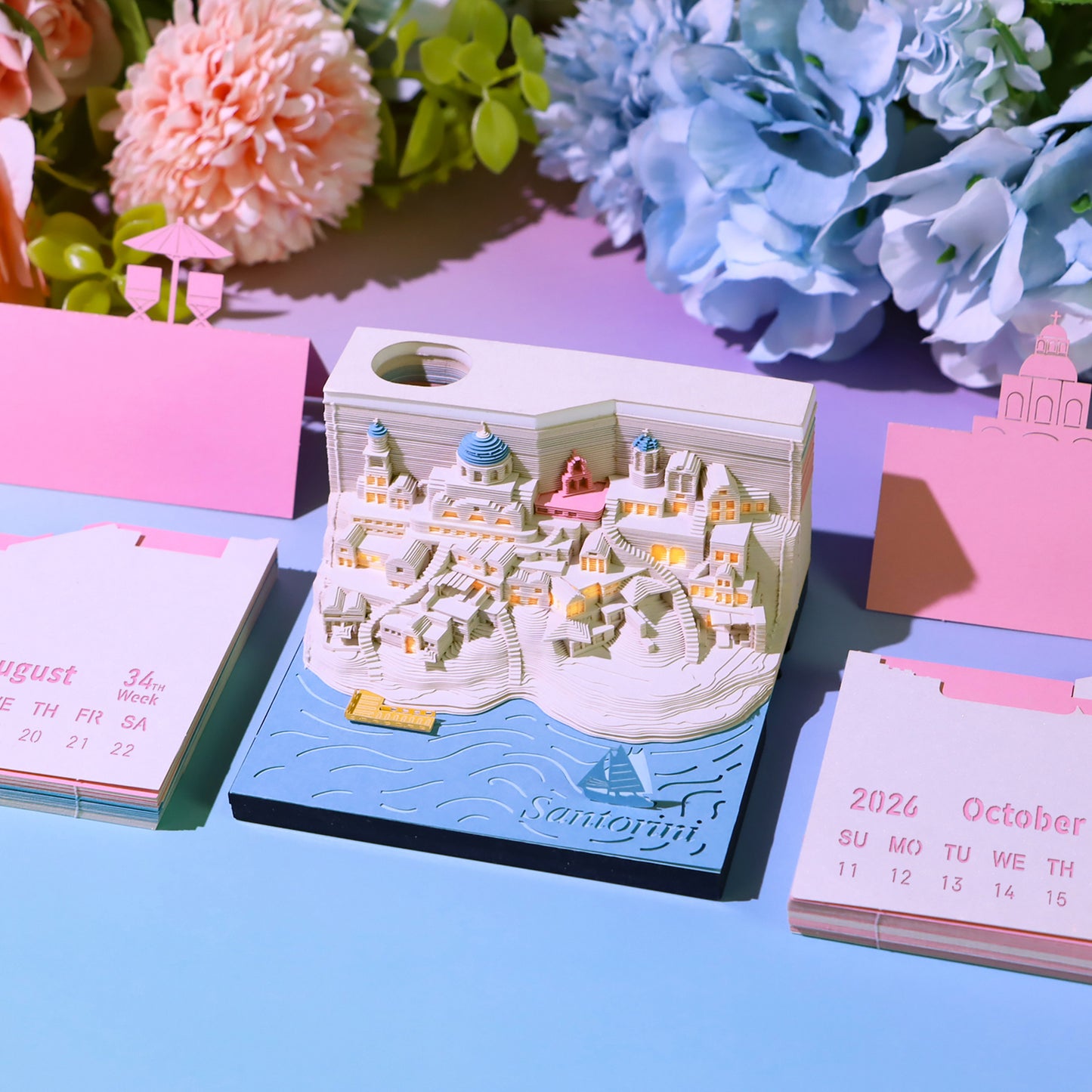 2026 Santorini Calendar