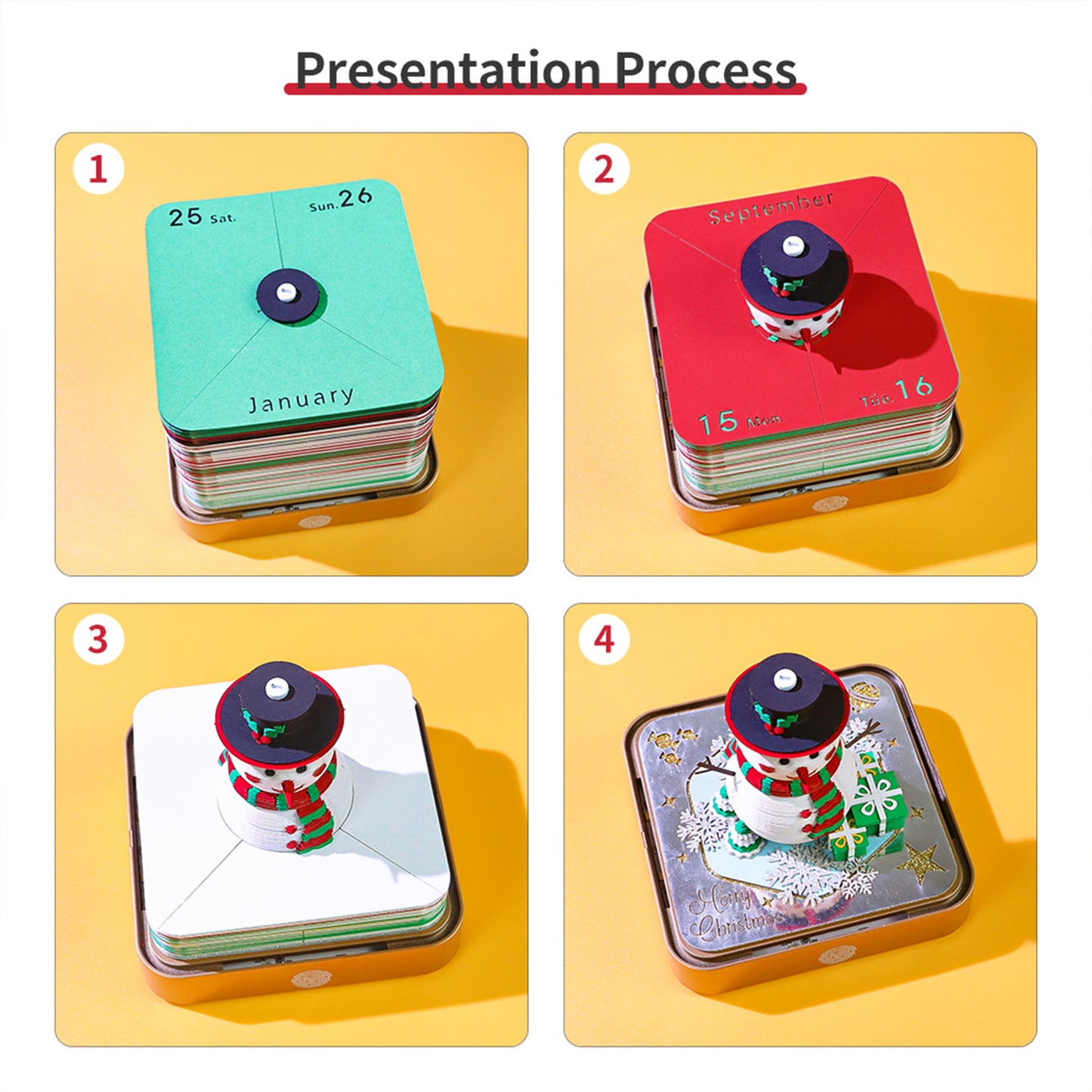 2026 Christmas Snowman Calendar