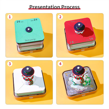 2026 Christmas Snowman Calendar