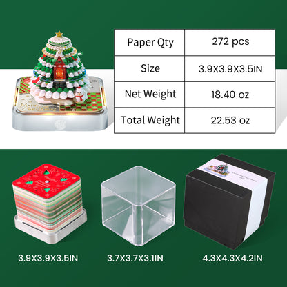 2027 Christmas Tree 3D Calendar