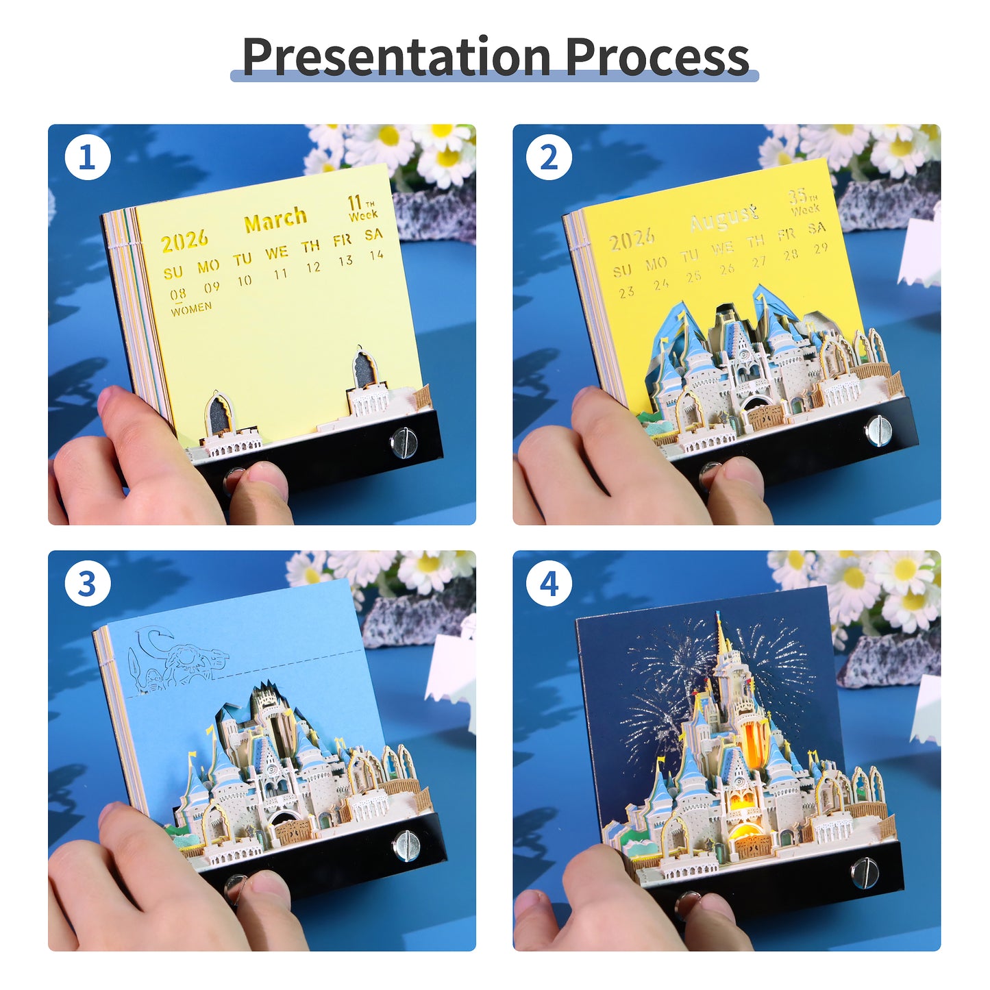 Princess Castle 3D Memo Pad 2026