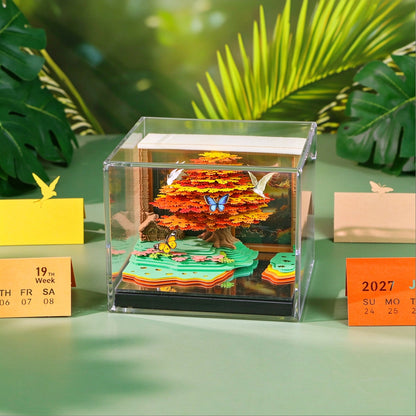 2027 Sycamore Tree 3D Calendar