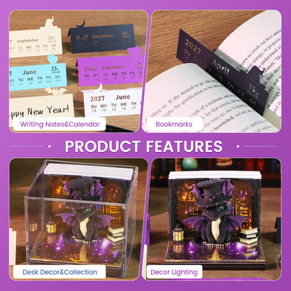 2027 Dragon 3D Calendar