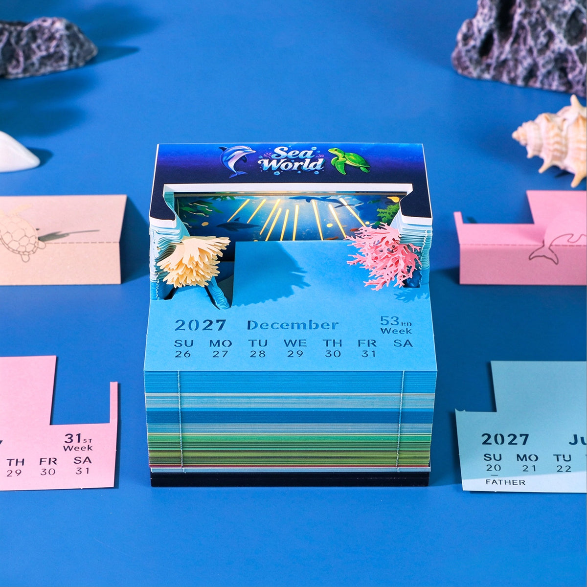 2027 Underwater World 3D Calendar