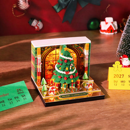 2027 Christmas Tree Sculpture 3D Calendar