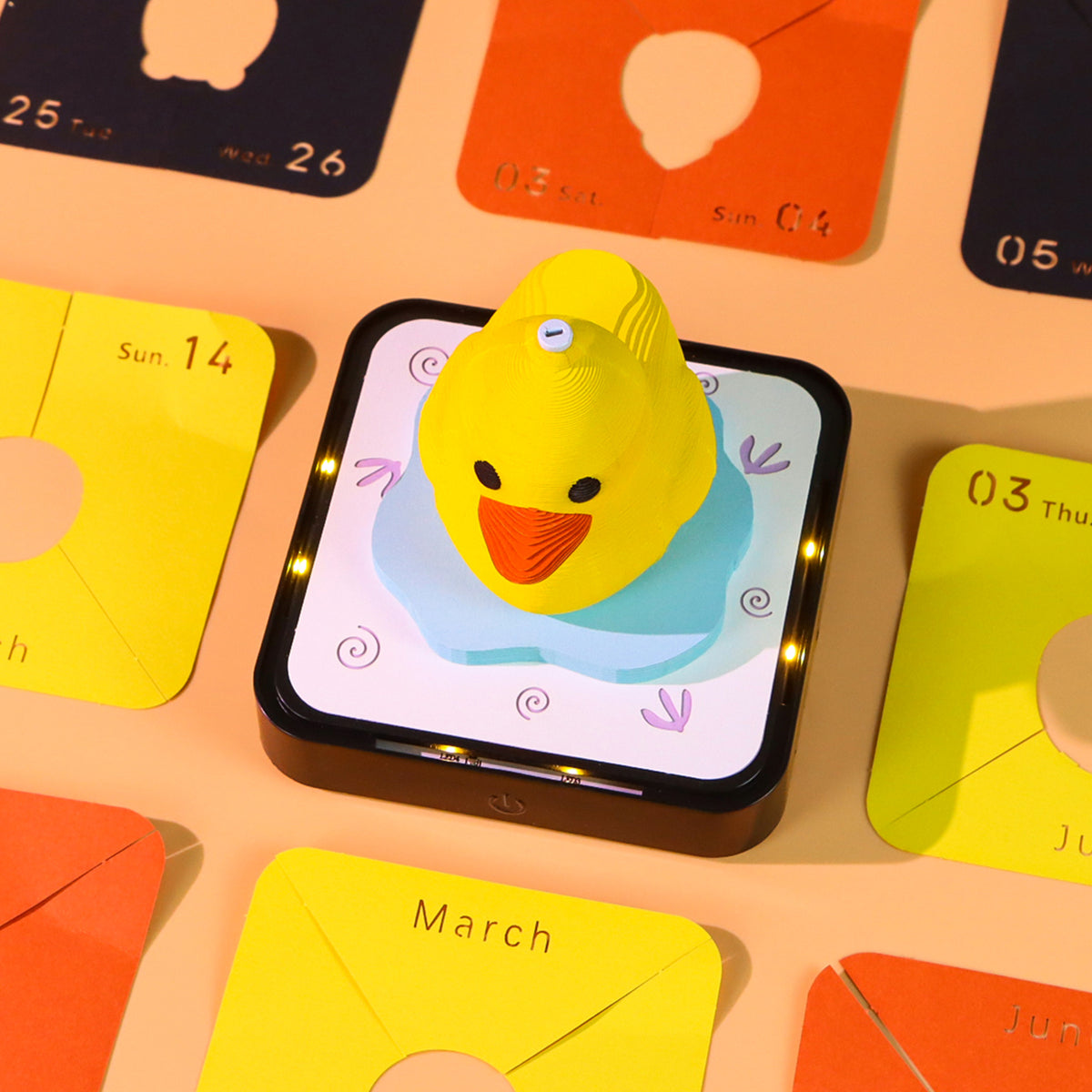 2027 Duck 3D Calendar