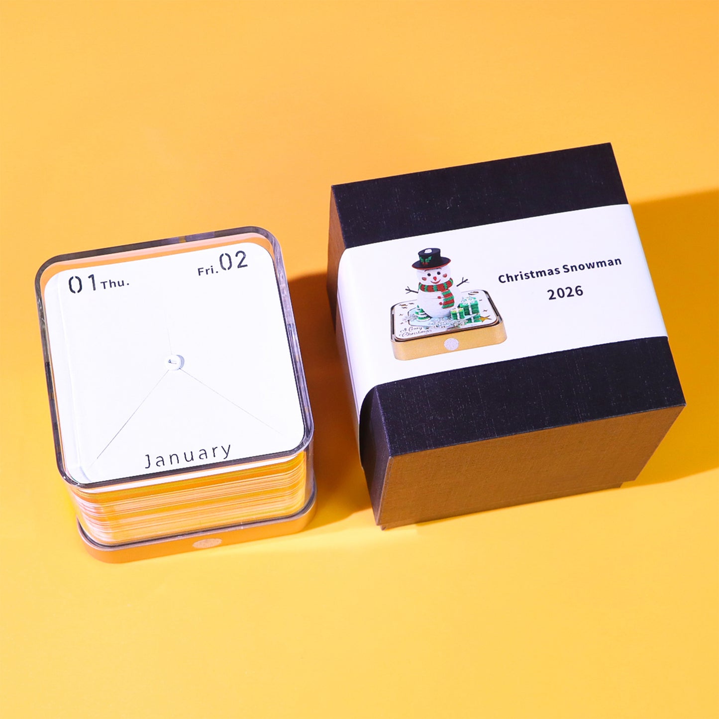 2026 Christmas Snowman Calendar