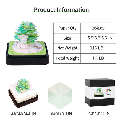 2026 Green Treehouse Calendar