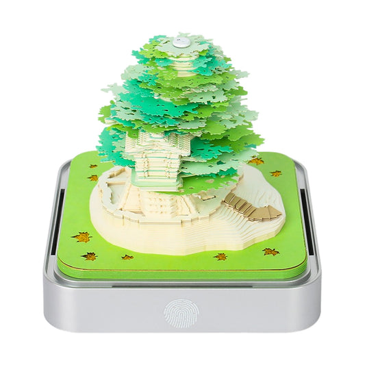 2027 Green Treehouse Calendar