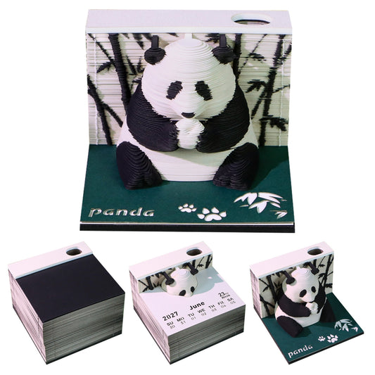 2027 Panda Weekly Calendar