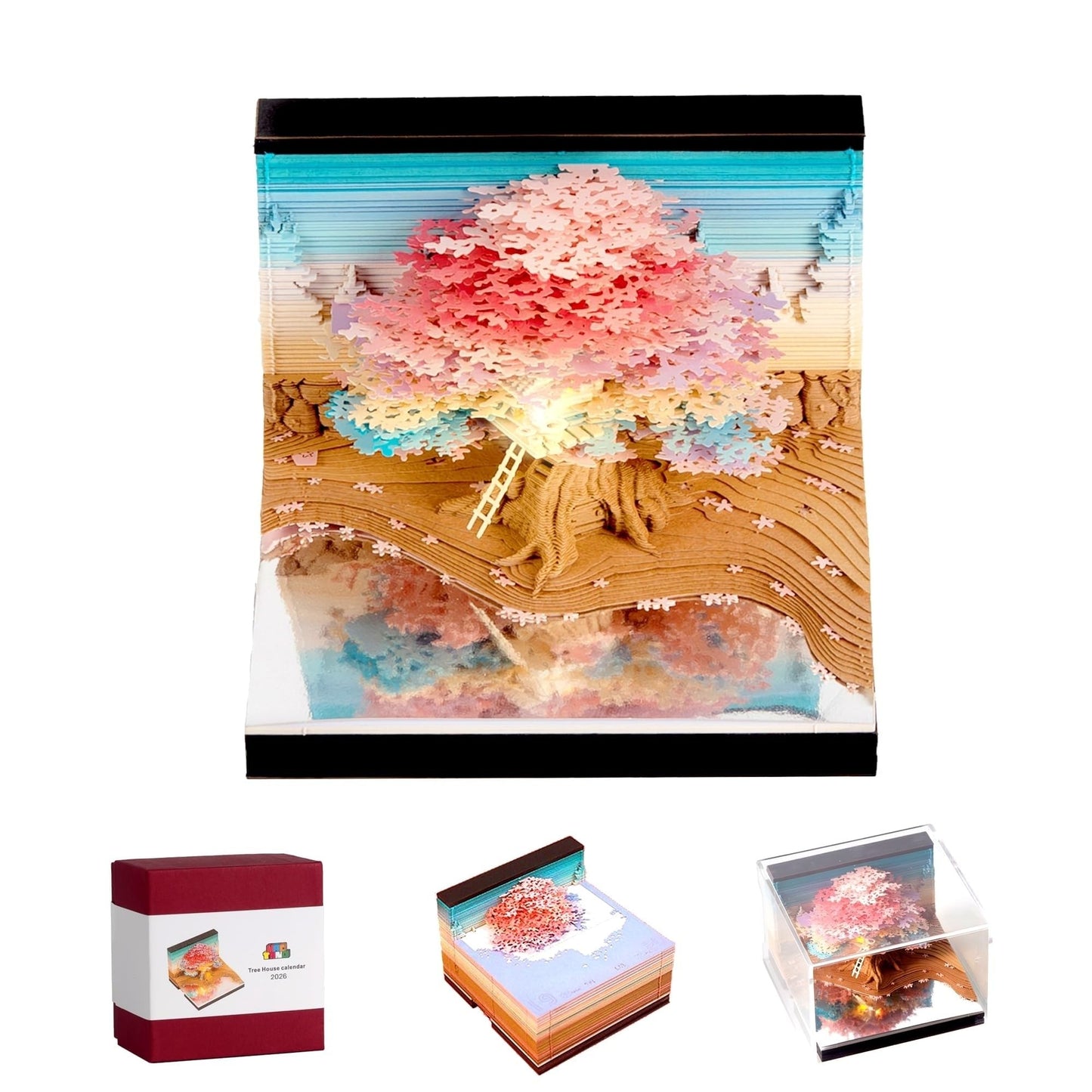 Treehouse 3D Art Memo Pad(Colourful) 2026