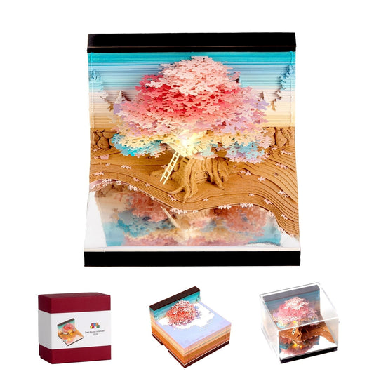 Treehouse 3D Art Memo Pad(Colourful) 2026