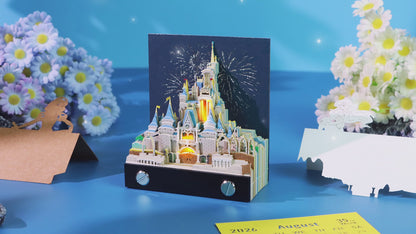 Princess Castle 3D Memo Pad 2026